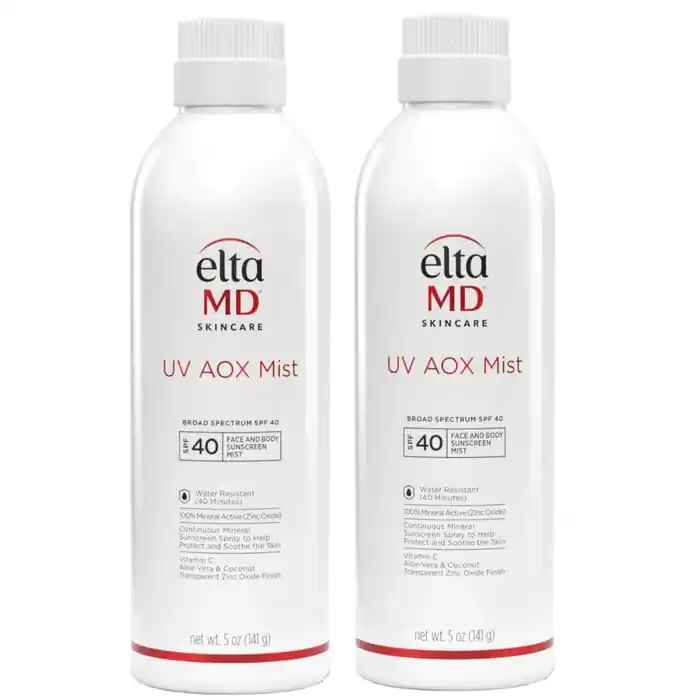EltaMD UV AOX Mist Broad Spectrum SPF 40 DUO ($92 Value)