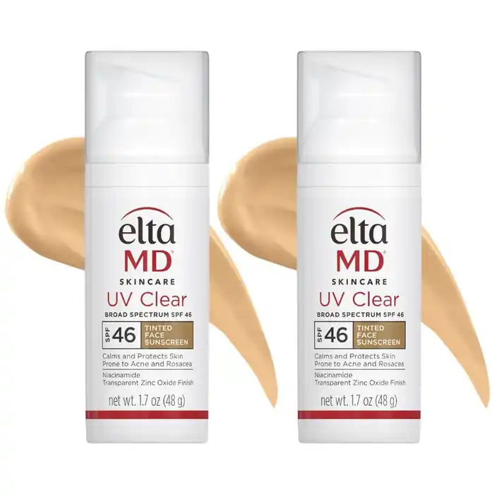 EltaMD UV Clear Tinted SPF 46 Broad-Spectrum DUO ($94 Value)