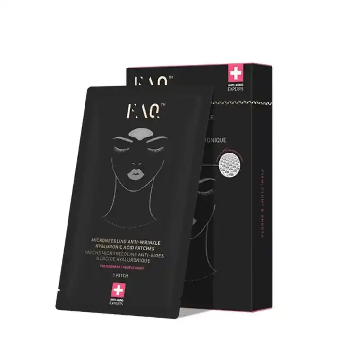 FOREO FAQ Microneedling Anti-Wrinkle Hyaluronic Acid Patches for Forehead