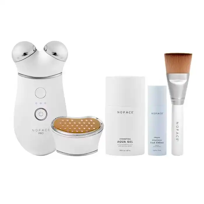 NuFACE TRINITY+ PRO Facial Toning Device with Wrinkle Reducer (TWR) Attachment