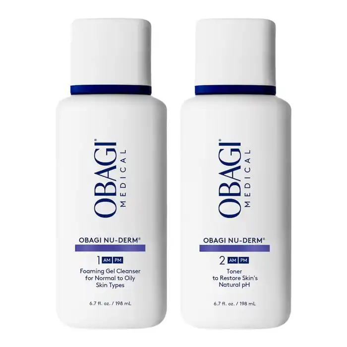 Obagi Nu-Derm Foaming Gel Cleanser & Face Toner Bundle ($98 Value)